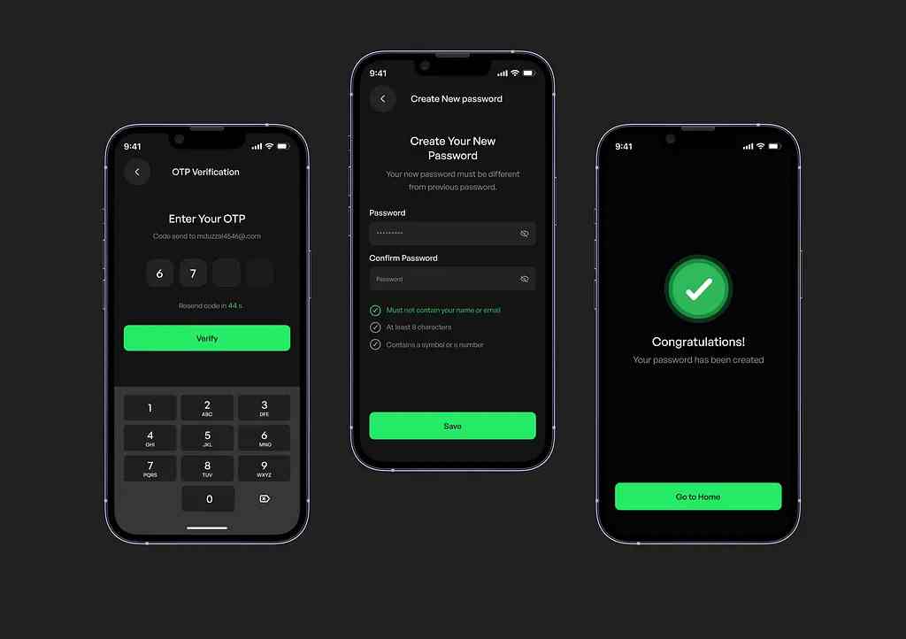 User registration and Sign up