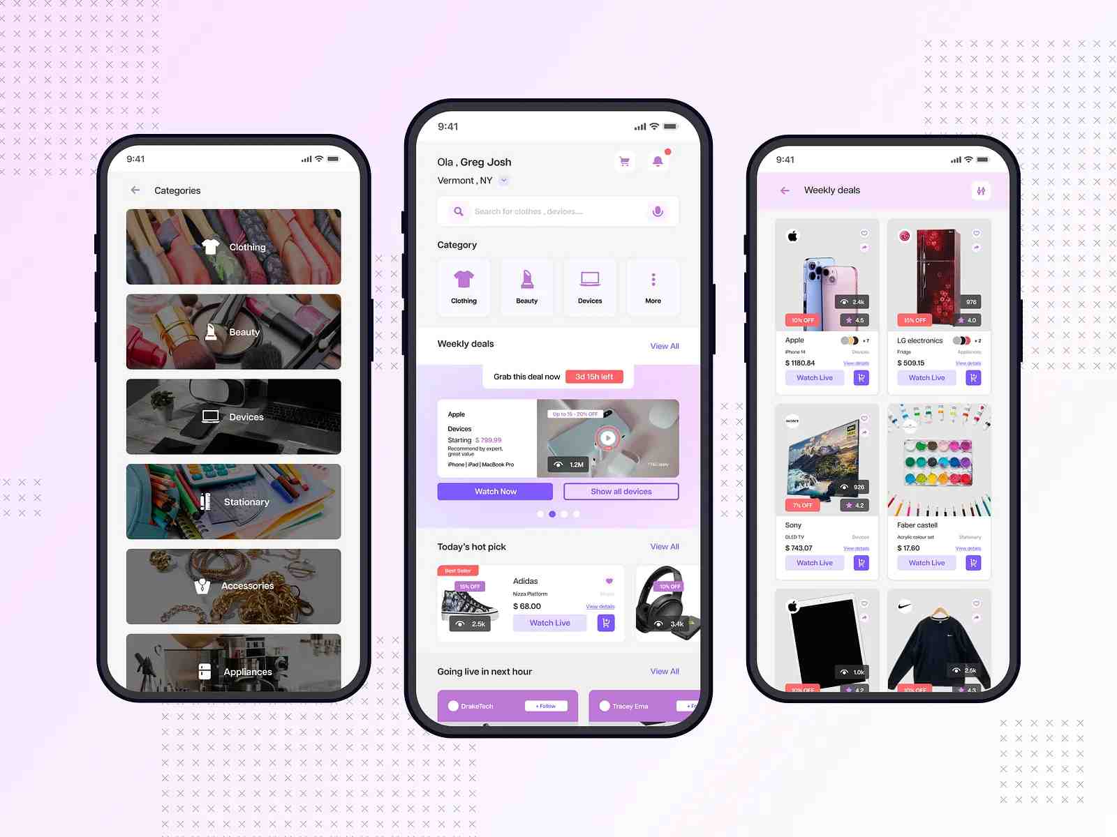 eCommerce app product finding