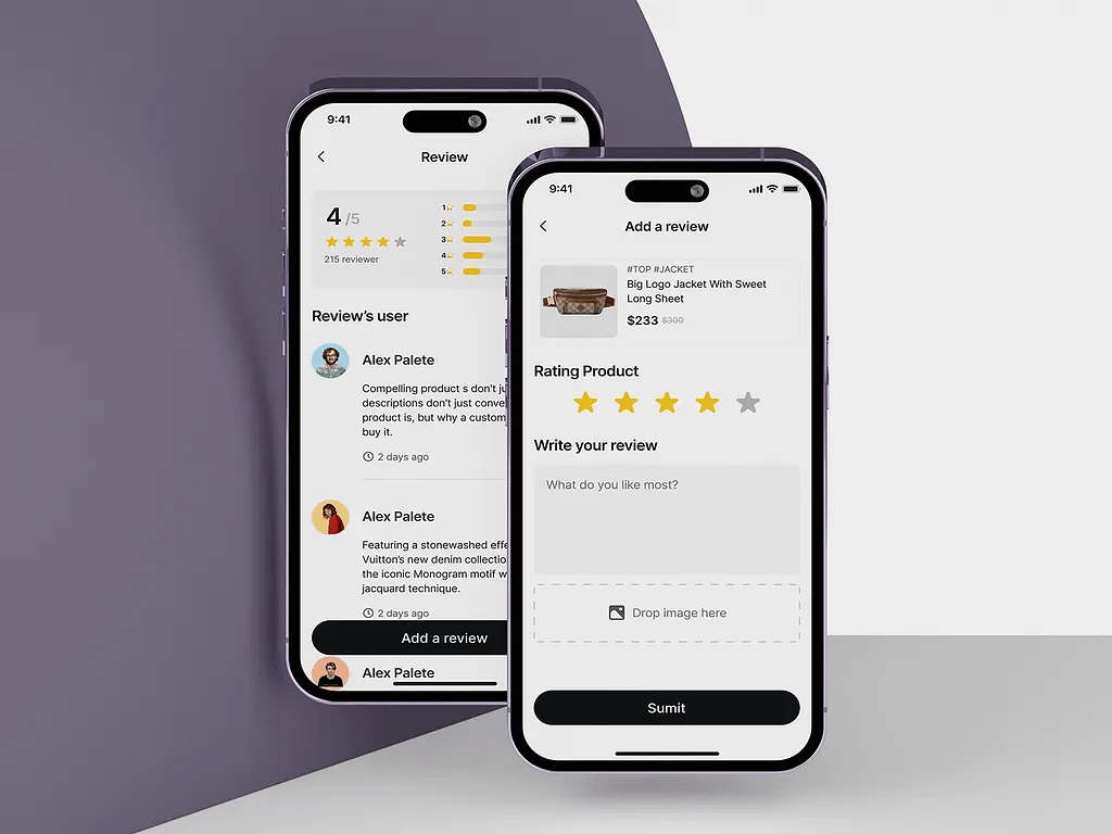 eCommerce product reviews