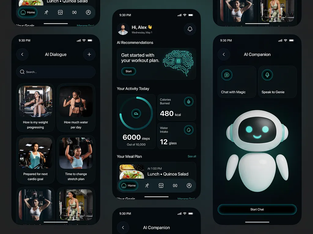 AI based fitness app