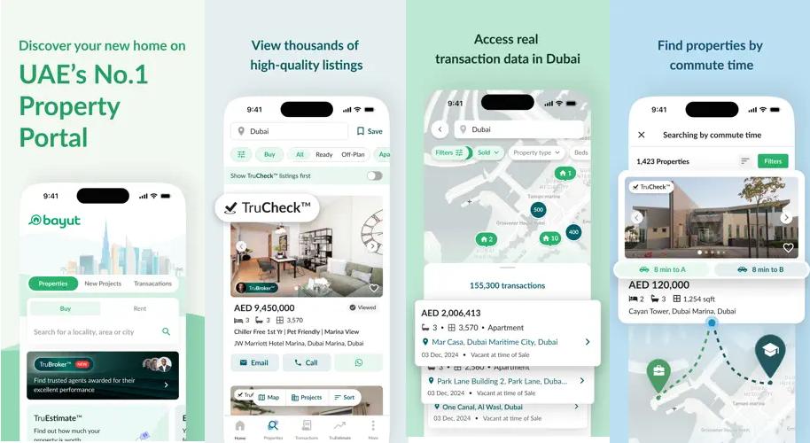 Bayut property search app