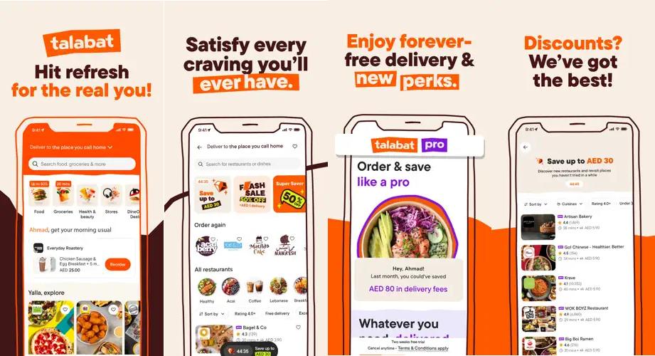 Talabat restaurant app