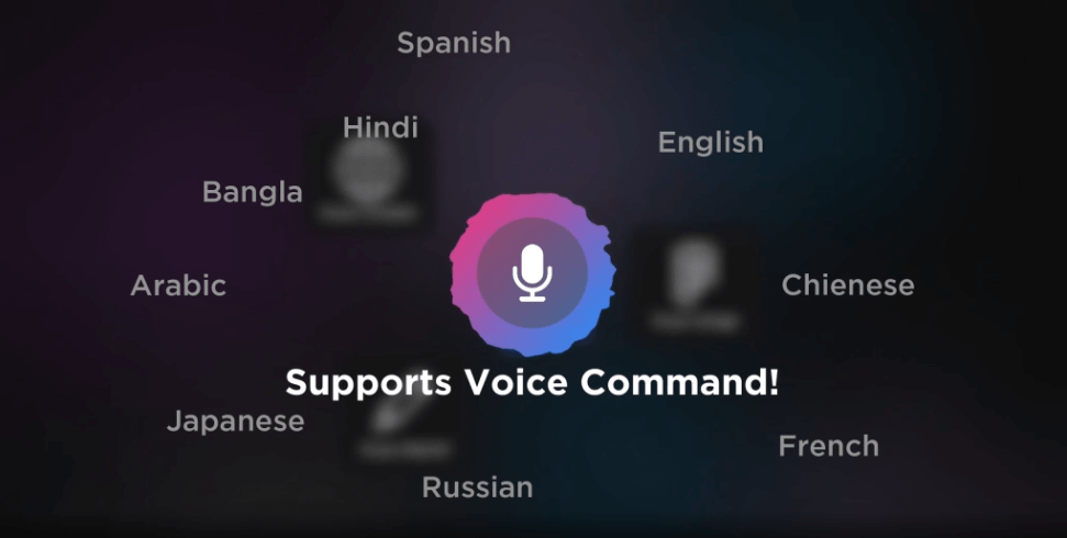 Voice command support in Restaurant apps