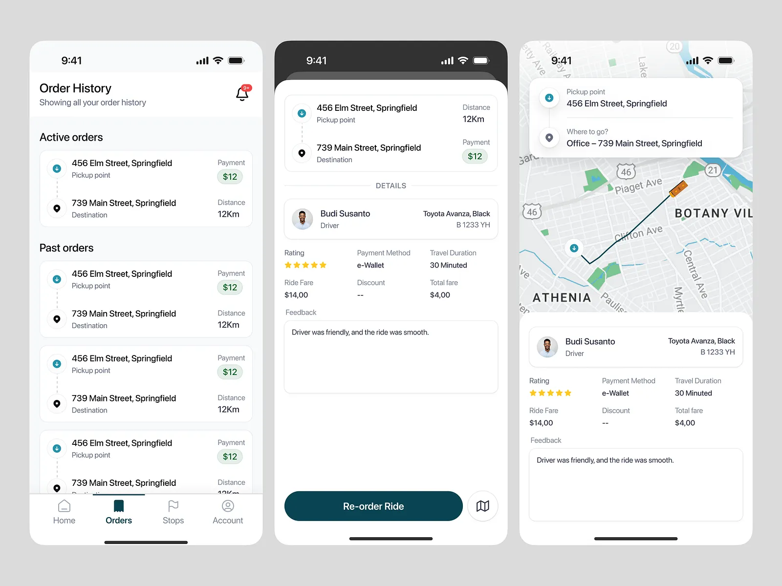 Manage Rides