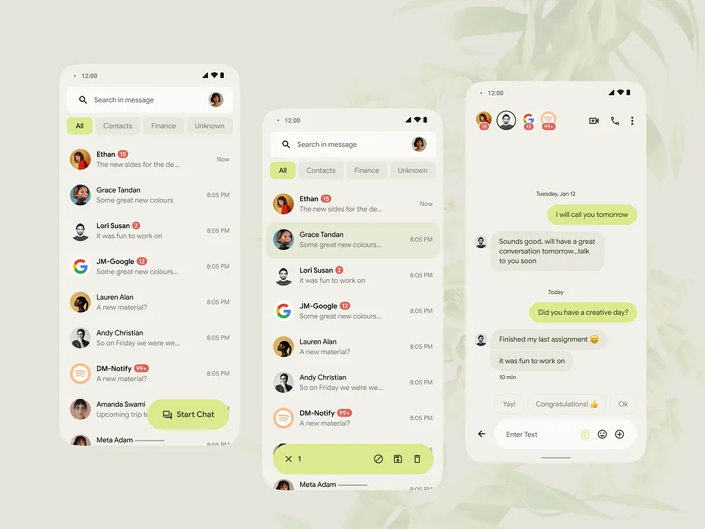 Messaging Feature
