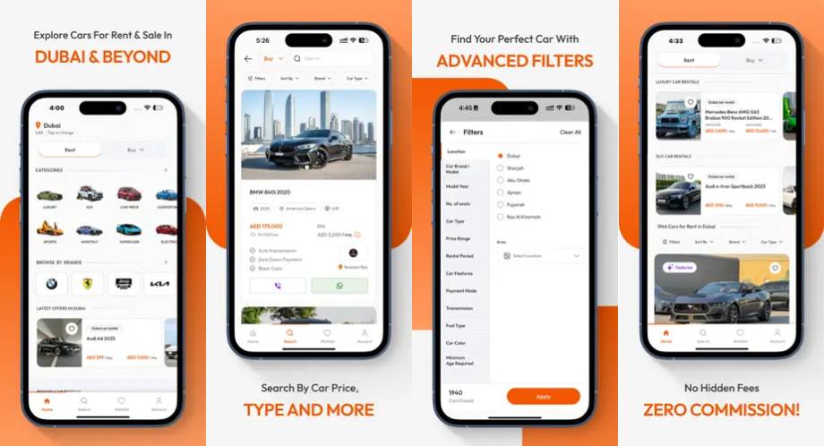 OneClickDrive mobile app