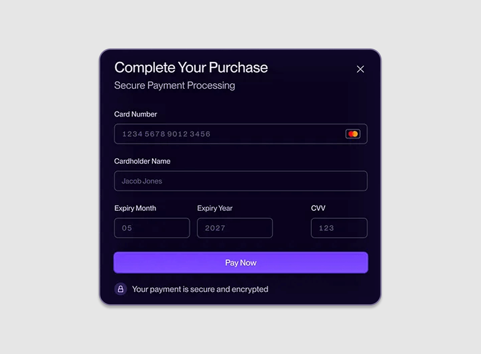 Smooth and Secure Payment process