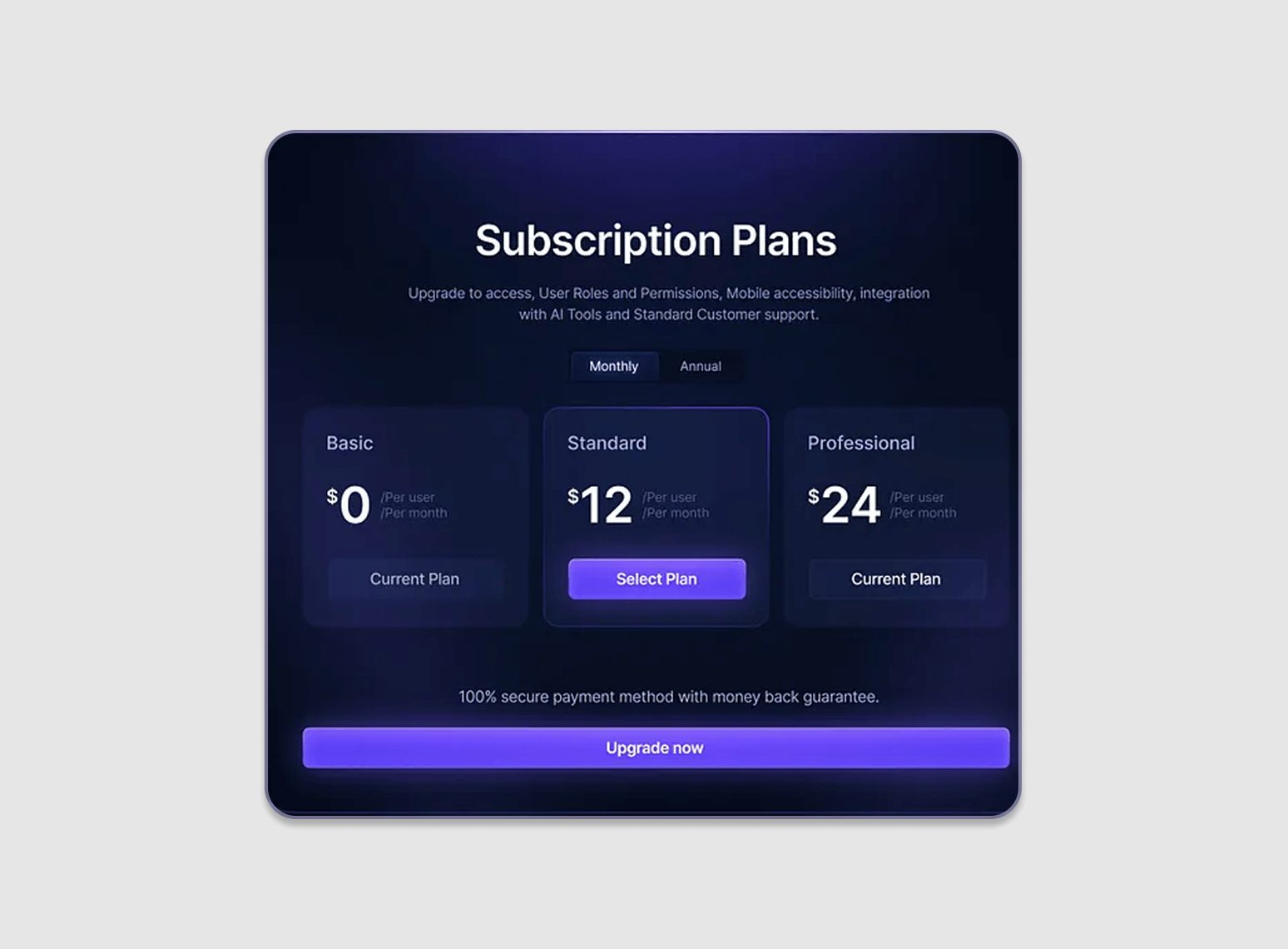 Subscription model