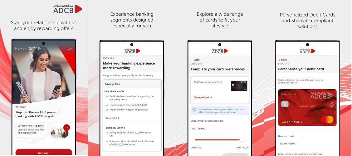 ADCB Hayyak instant loan app