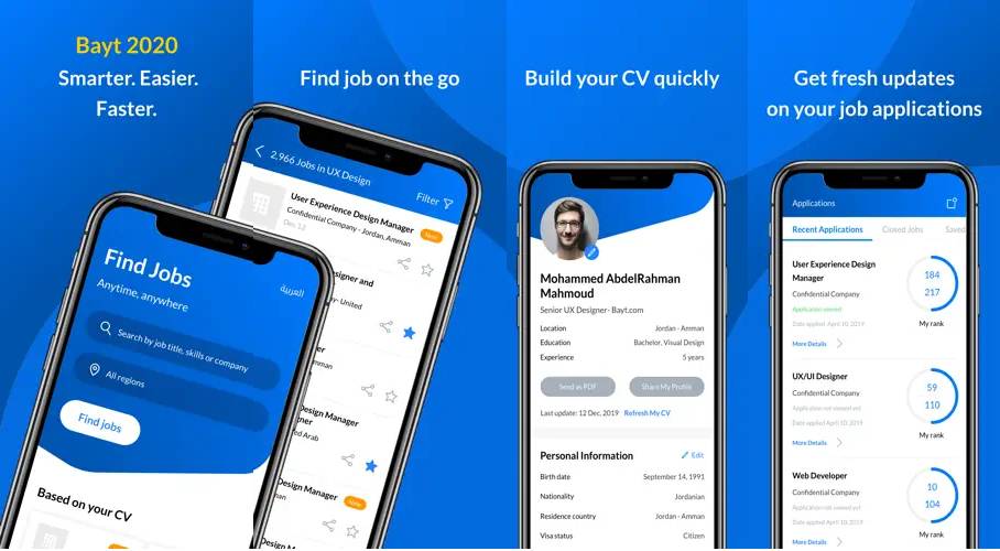 Bayt job search app