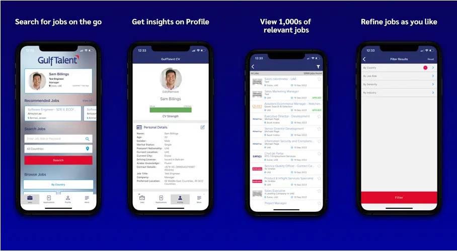 Gulf Talent job search app