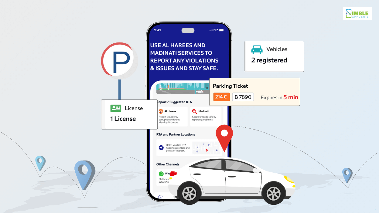 How to Develop an App Like RTA Dubai- Feature Image