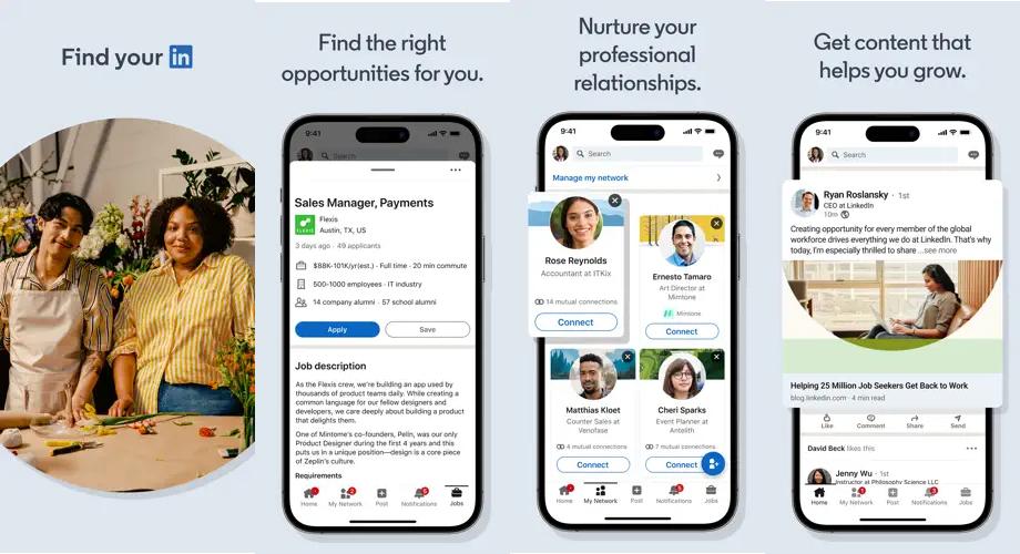 LinkedIn job search app