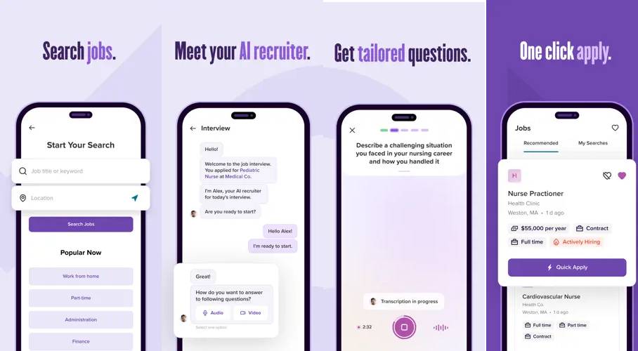 Monster job search app
