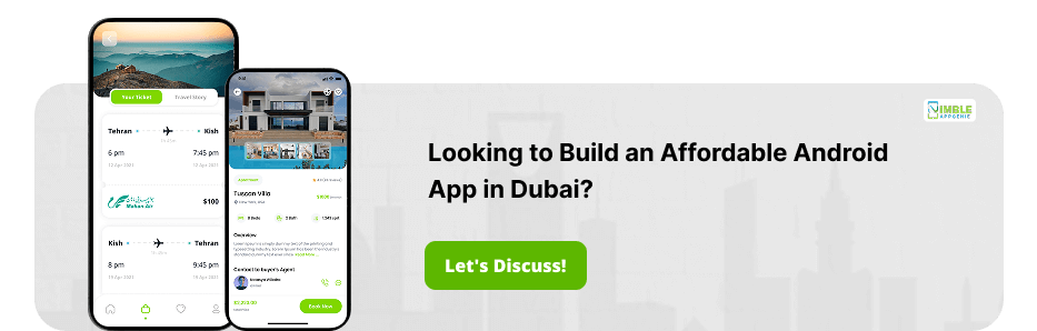 Android app development cost in Dubai