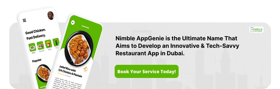 Restaurant mobile app development cost in Dubai