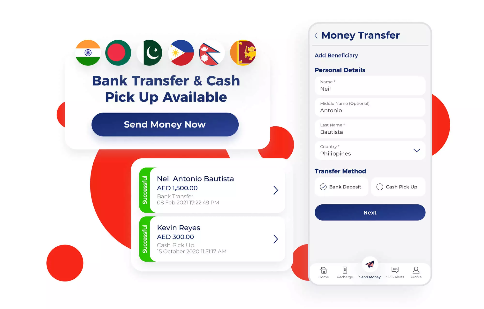 C3Pay app money transfer