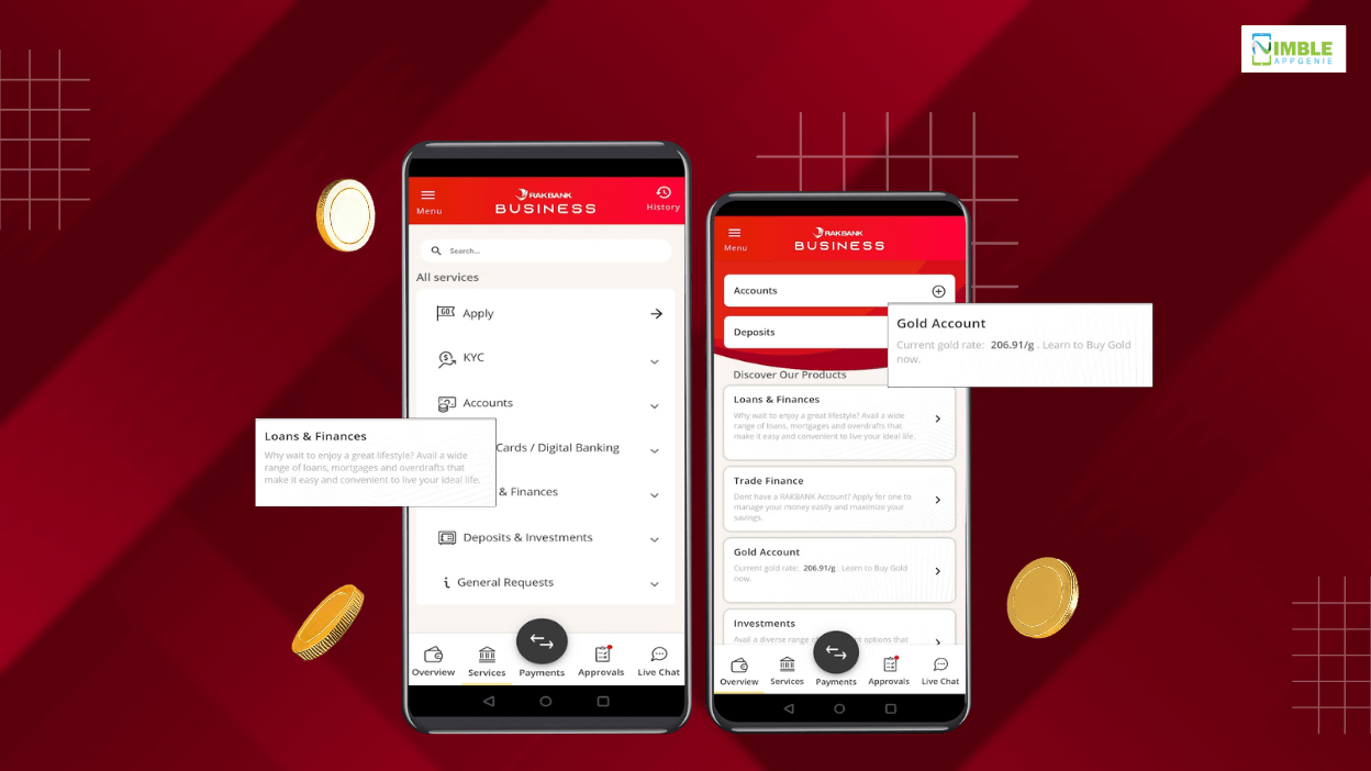 How to develop an app like RAKBANK
