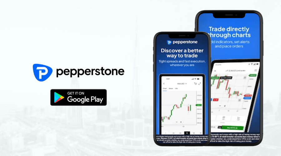 Pepperstone- trading and investment app in UAE
