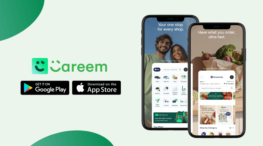 Careem Rides, Food & more