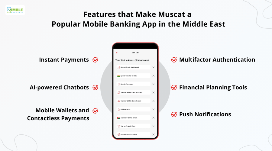 Features that Make Muscat a Popular Mobile Banking App in the Middle East
