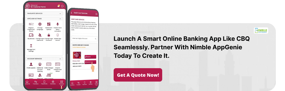 Create a Mobile Banking App Like CBQ