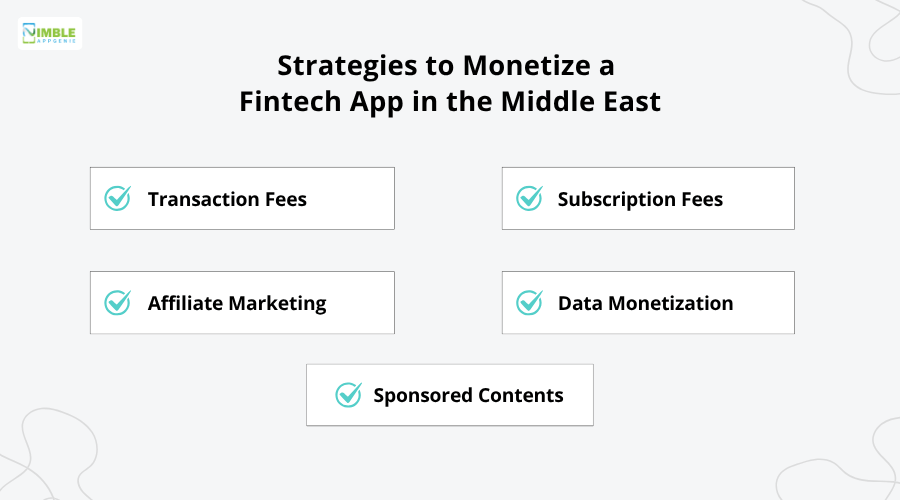 Strategies to Monetize a Fintech App in the Middle East